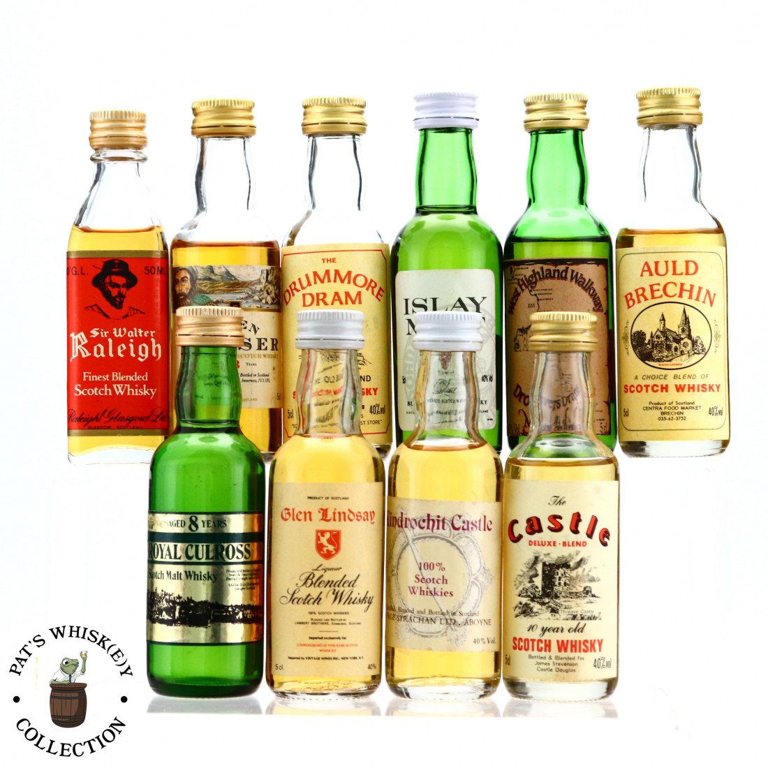 Scotch Whisky Miniatures x 10 Whisky Auctioneer