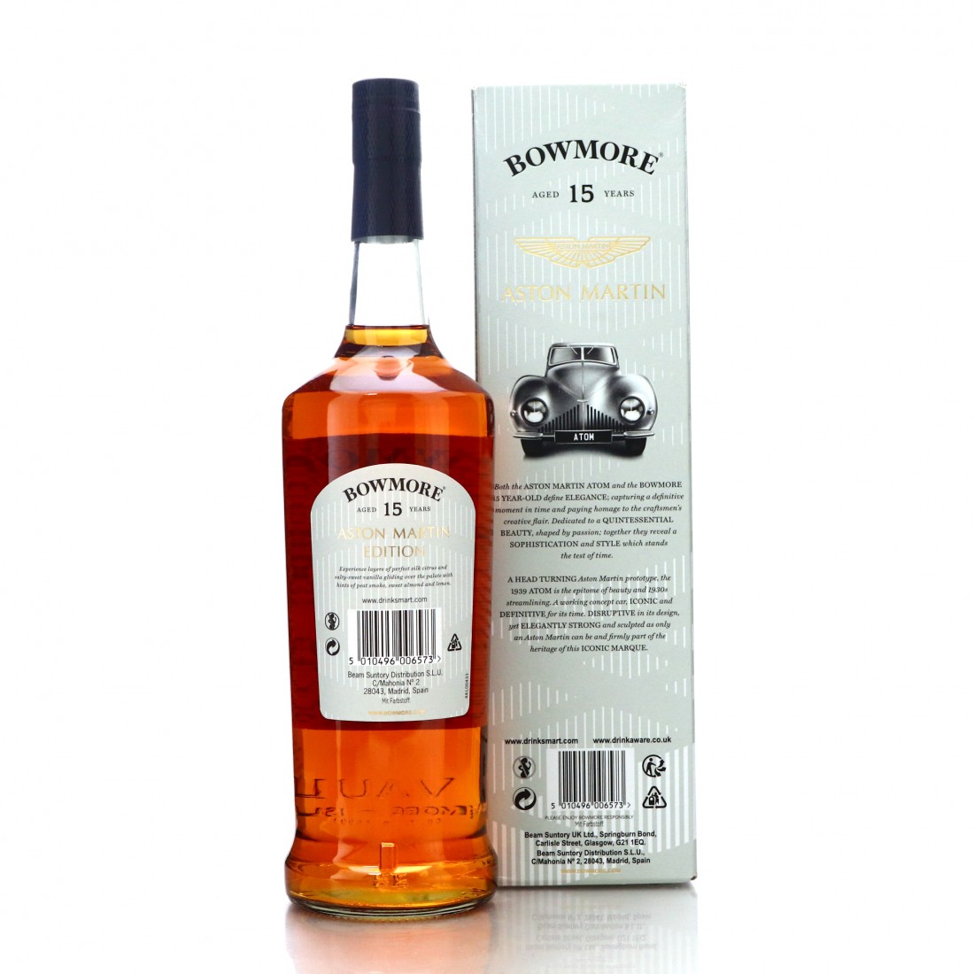 Bowmore 15 Year Old Golden and Elegant 1 Litre / Aston Martin Edition |  Whisky Auctioneer