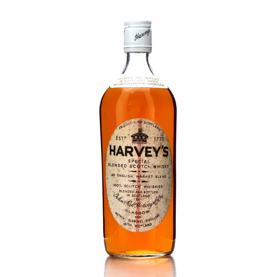 Harvey's Special Scotch Whisky circa 196070s Whisky Auctioneer