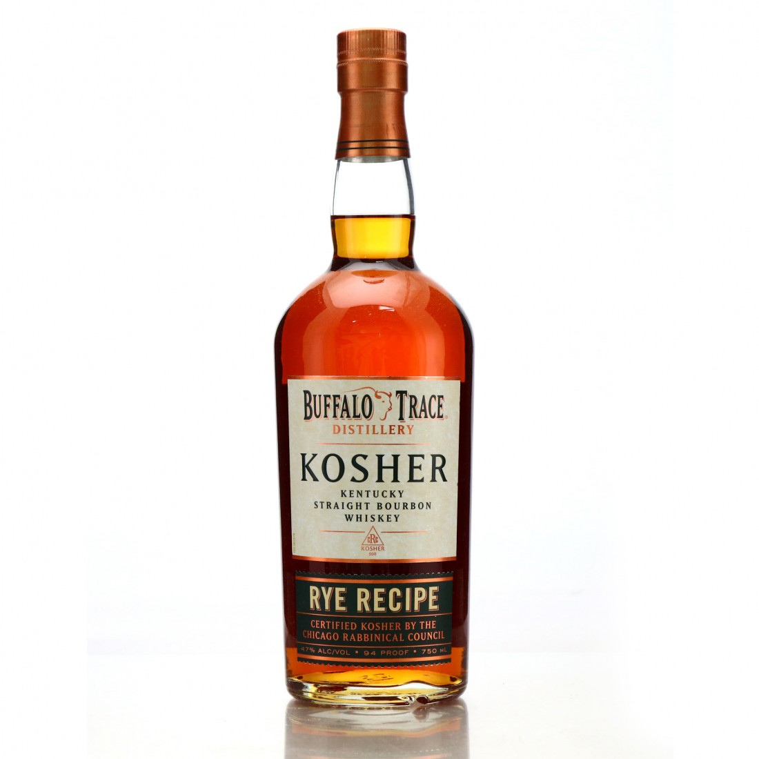 Buffalo Trace Kosher Rye Recipe Straight Bourbon Whisky Auctioneer