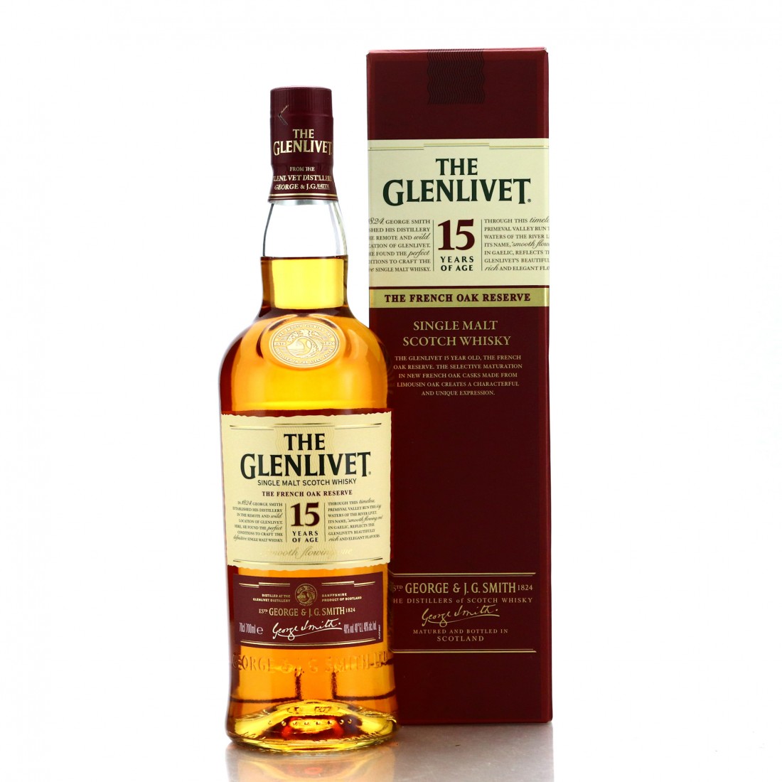 Glenlivet 15 Year Old French Oak Reserve Whisky Auctioneer