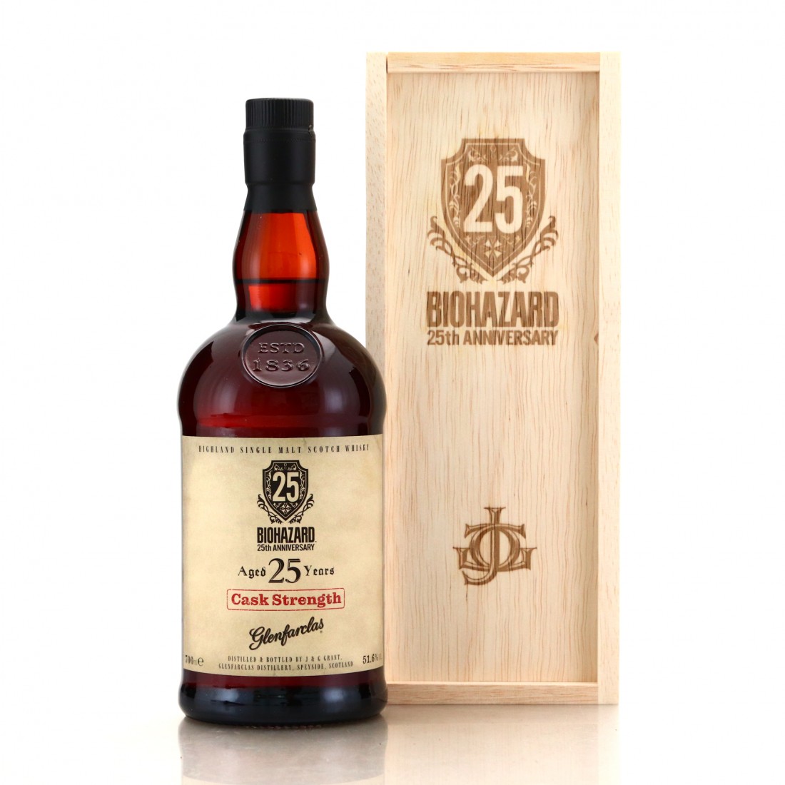 Glenfarclas 25 Year Old Biohazard / Resident Evil 25th Anniversary