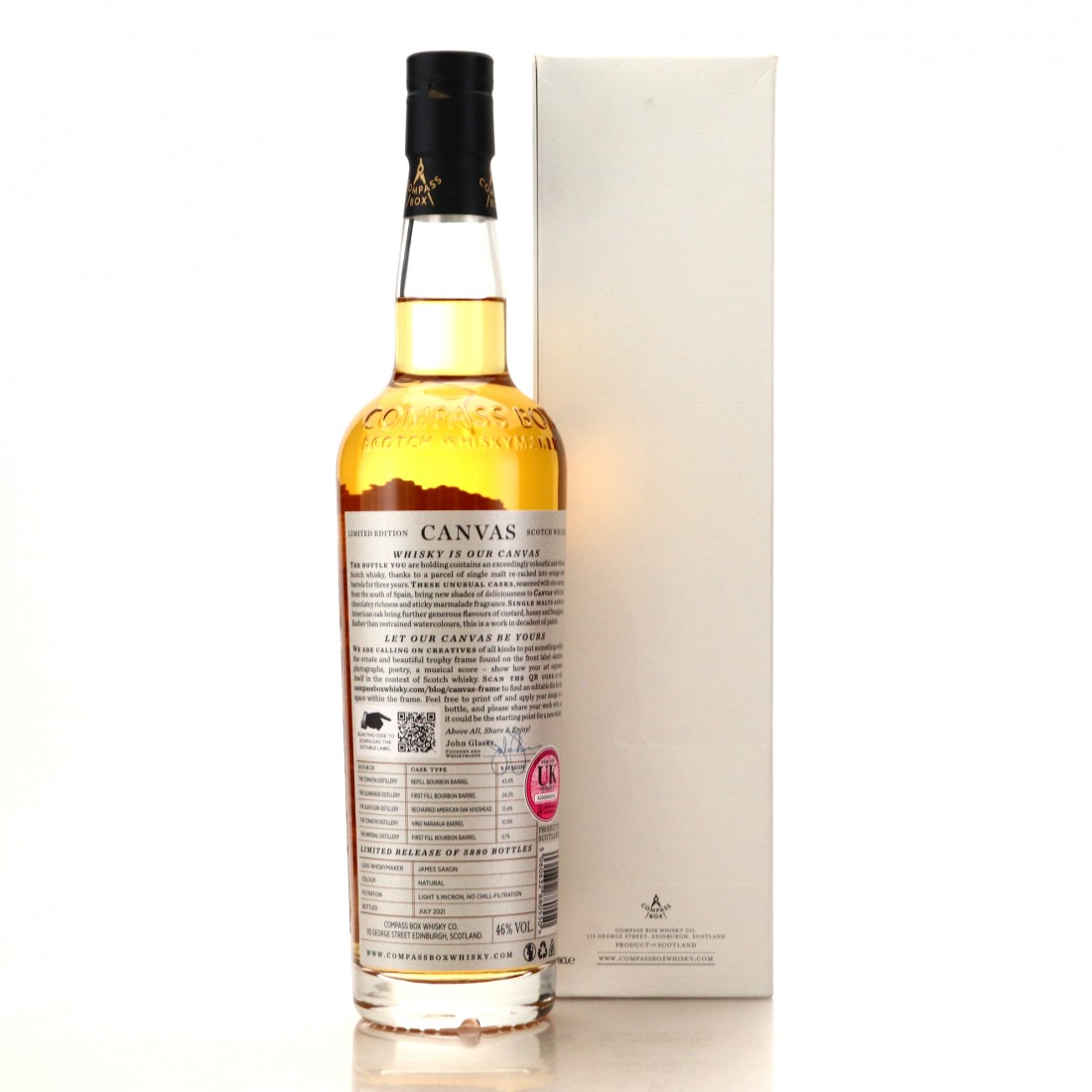 Compass Box Canvas Whisky Auctioneer