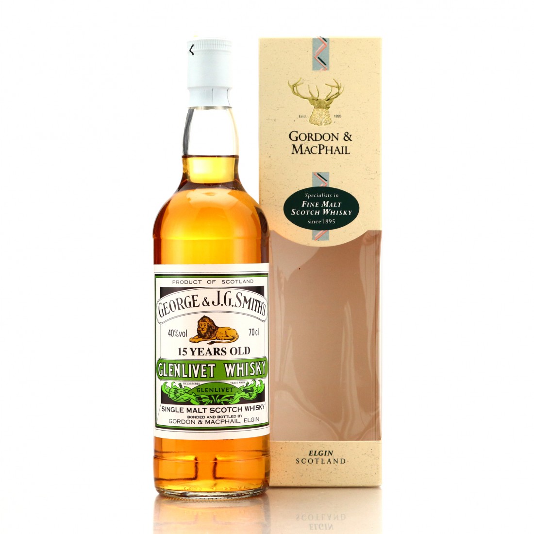 Glenlivet 15 Year Old Gordon and MacPhail Whisky Auctioneer
