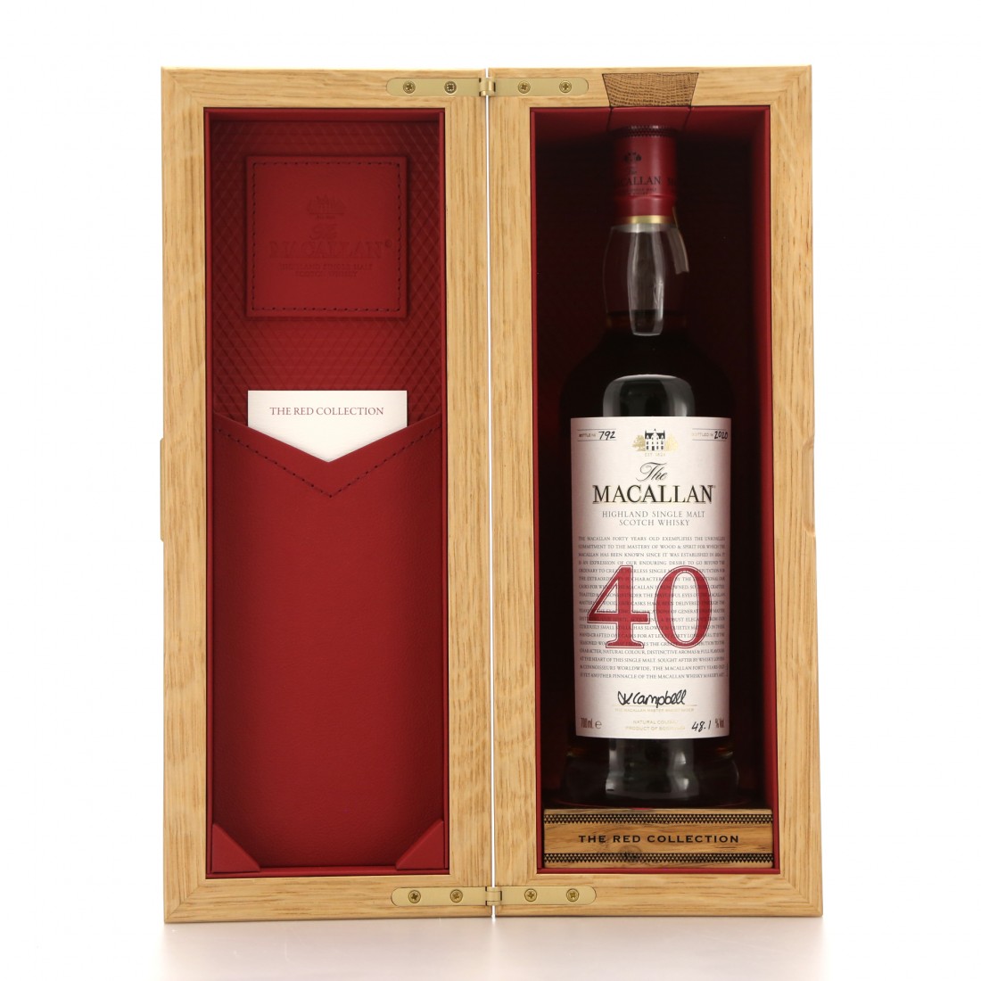 Macallan 40 Year Old The Red Collection | Whisky Auctioneer