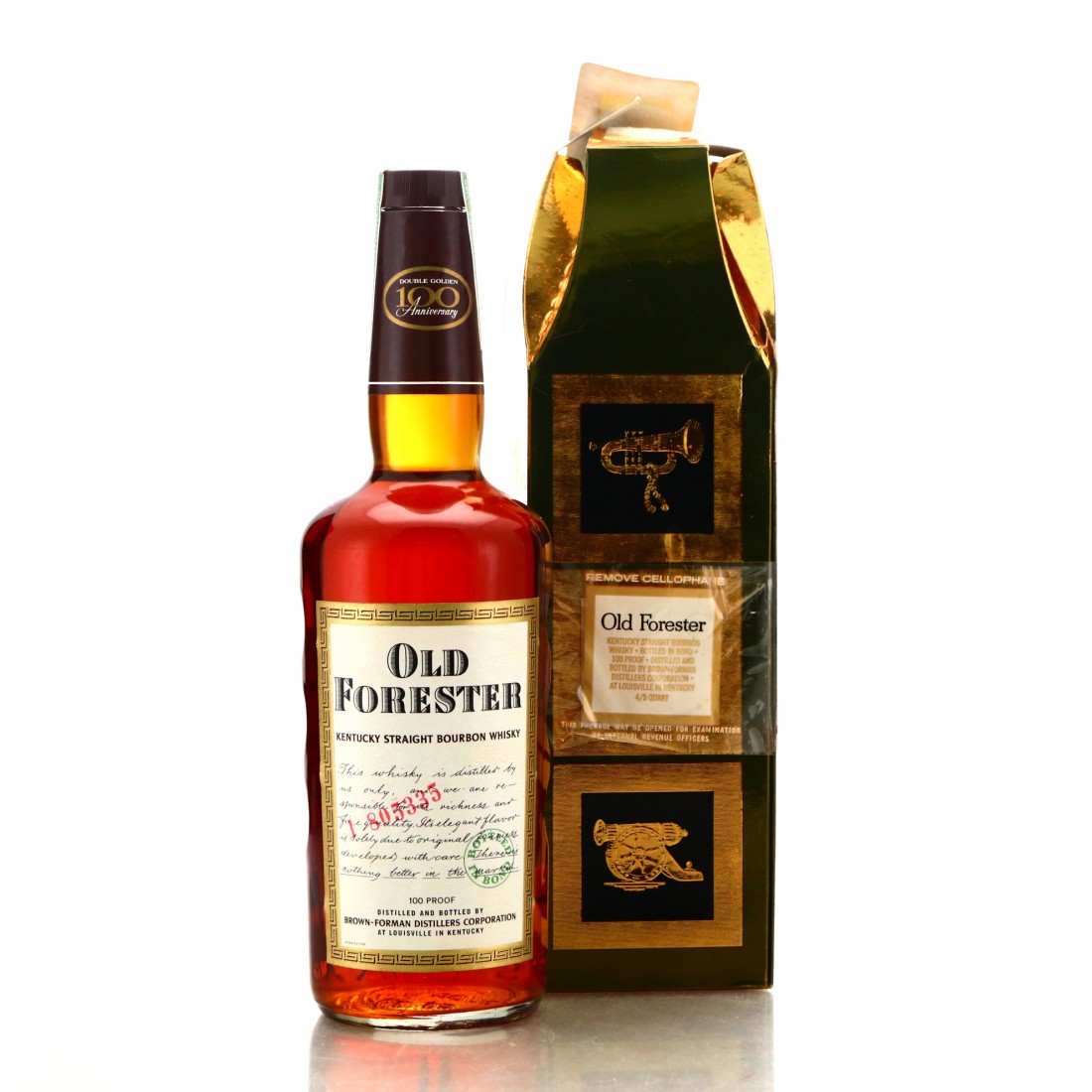 Old Forester 1965 Bottled in Bond Bourbon / 100th Anniversary Whisky