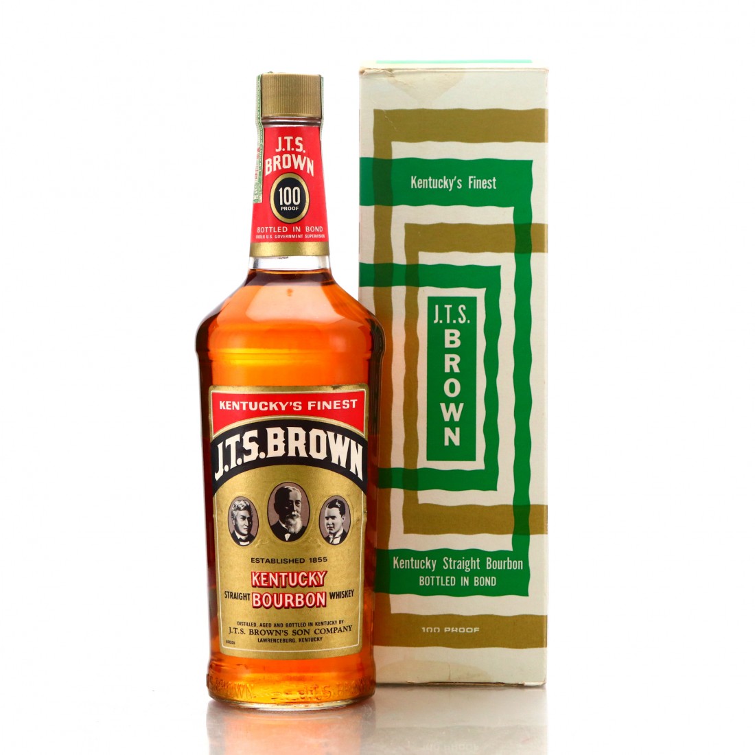 JTS Brown 1968 Bottled in Bond Bourbon Whisky Auctioneer