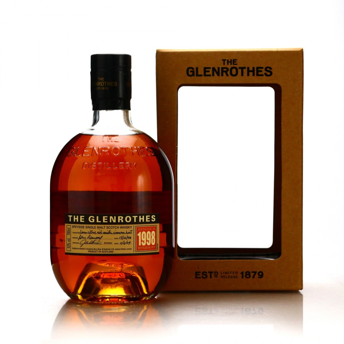 Glenrothes 1998 Vintage Whisky Auctioneer