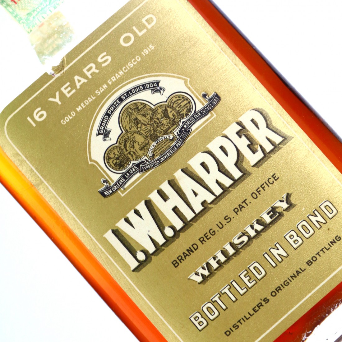 I.W Harper 1917 Bottled in Bond 16 Year Old Pint / Prohibition Era
