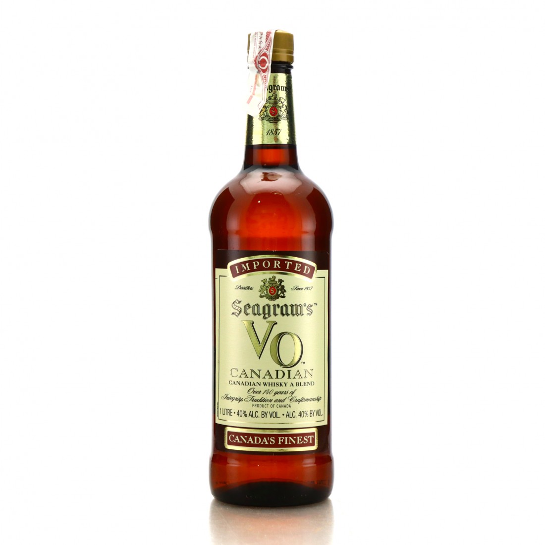 Seagram's VO Canadian Whisky 1 Litre Whisky Auctioneer