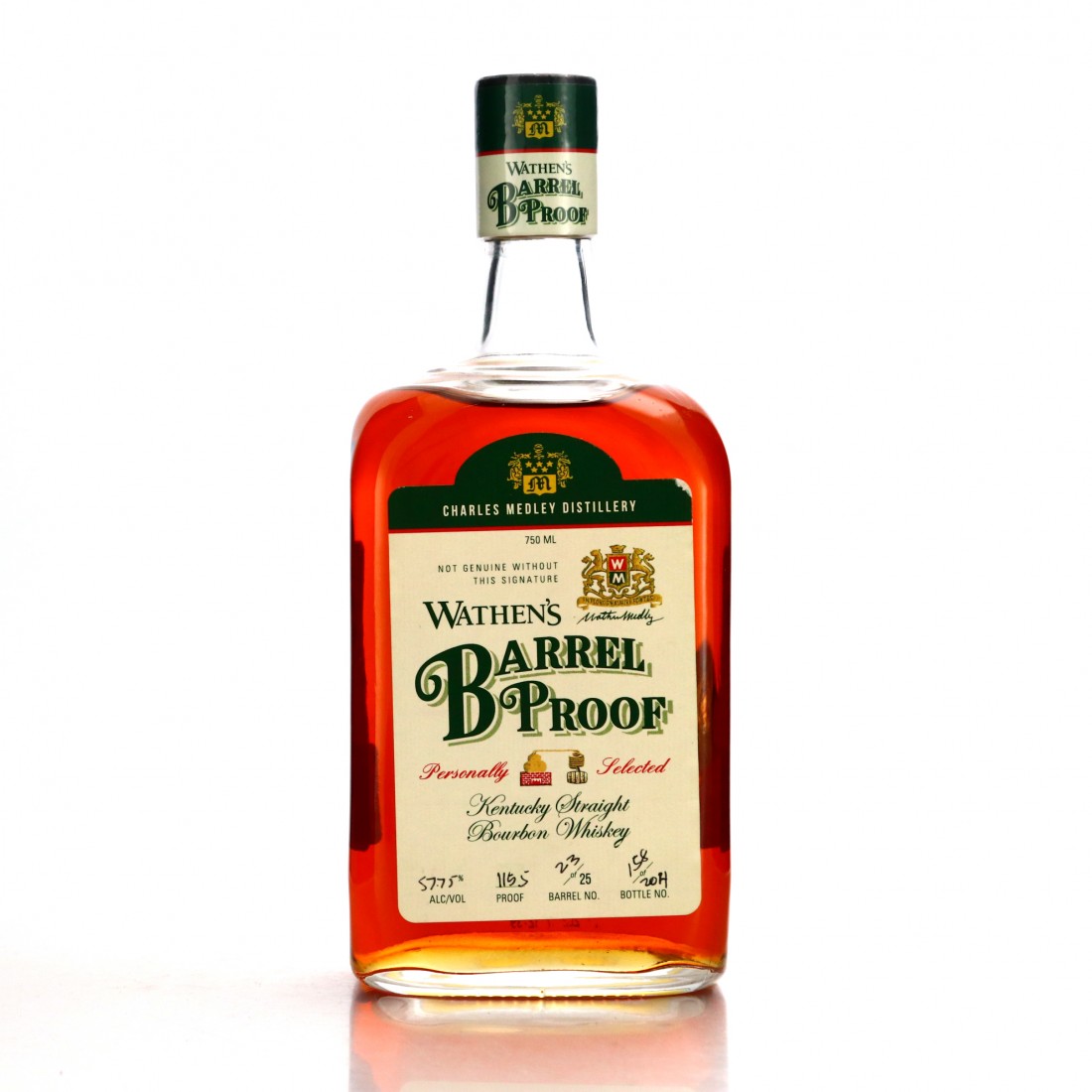 wathen's barrel proof bourbon