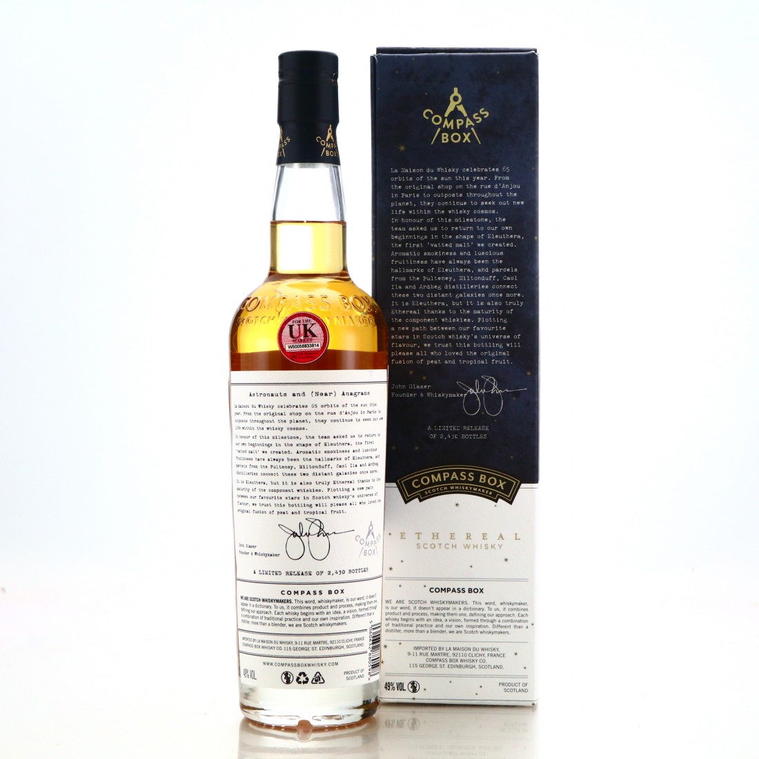 Compass Box Ethereal / LMDW 65th Anniversary Whisky Auctioneer