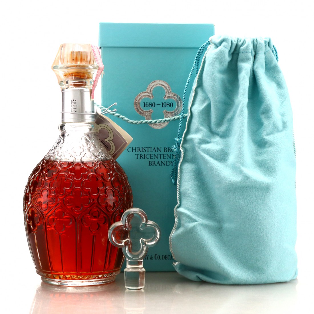 Christian Brothers Tricentennial Brandy 1980s / Tiffany Decanter
