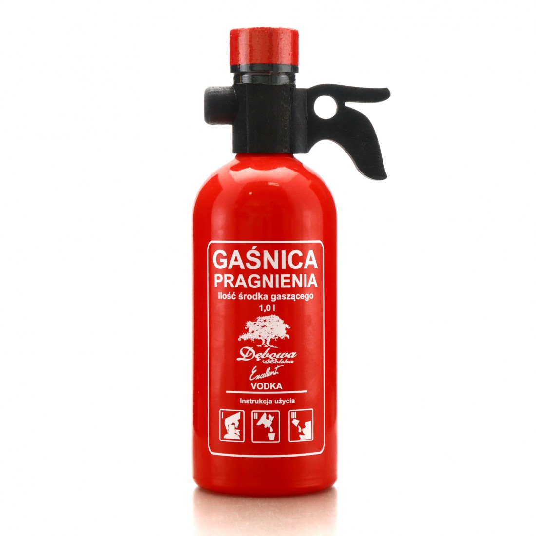 Vodka Debowa Gasnica Fire Extinguisher 1 Litre Whisky Auctioneer