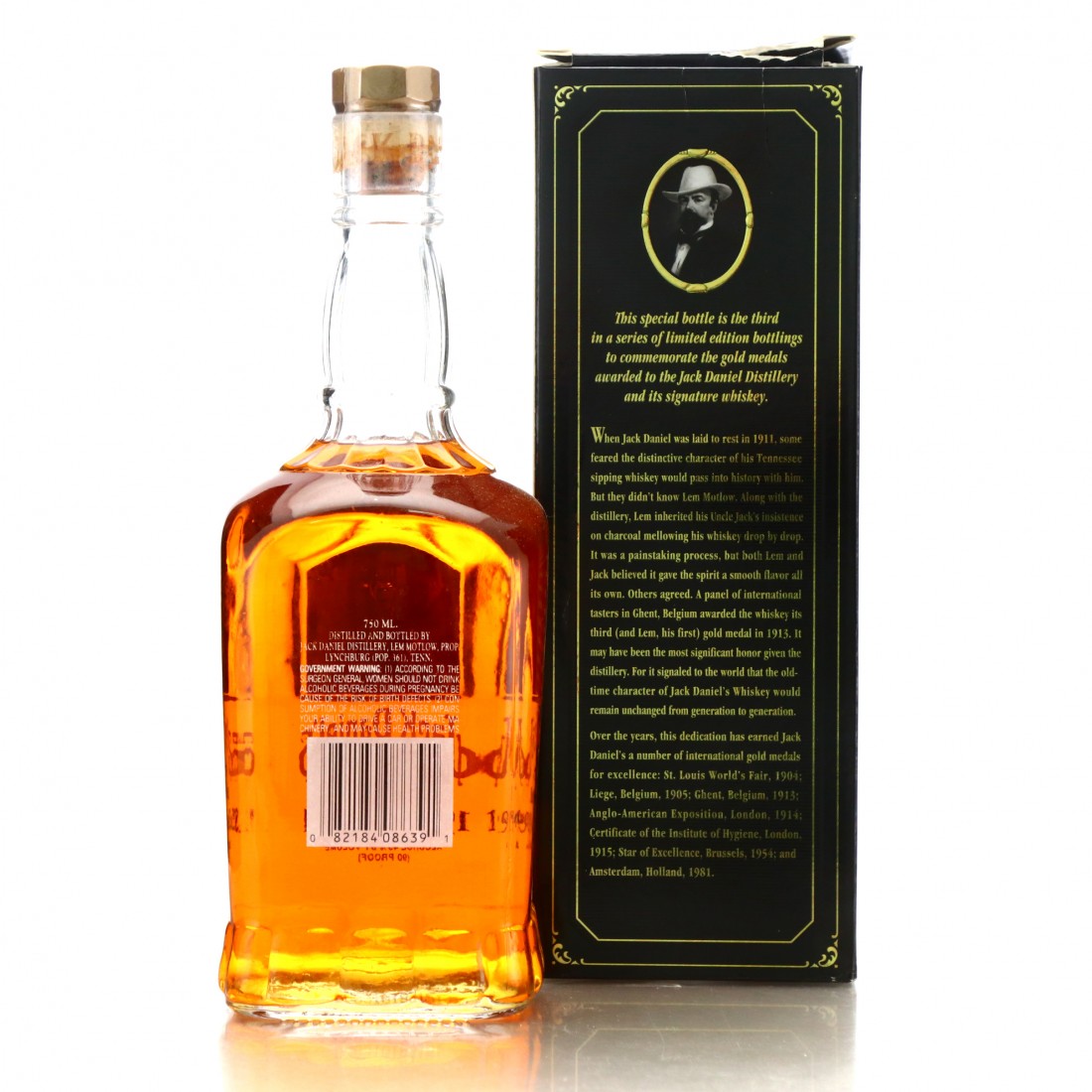 Boîte de Whisky JACK DANIEL'S Gold Médal 1913 - Collection