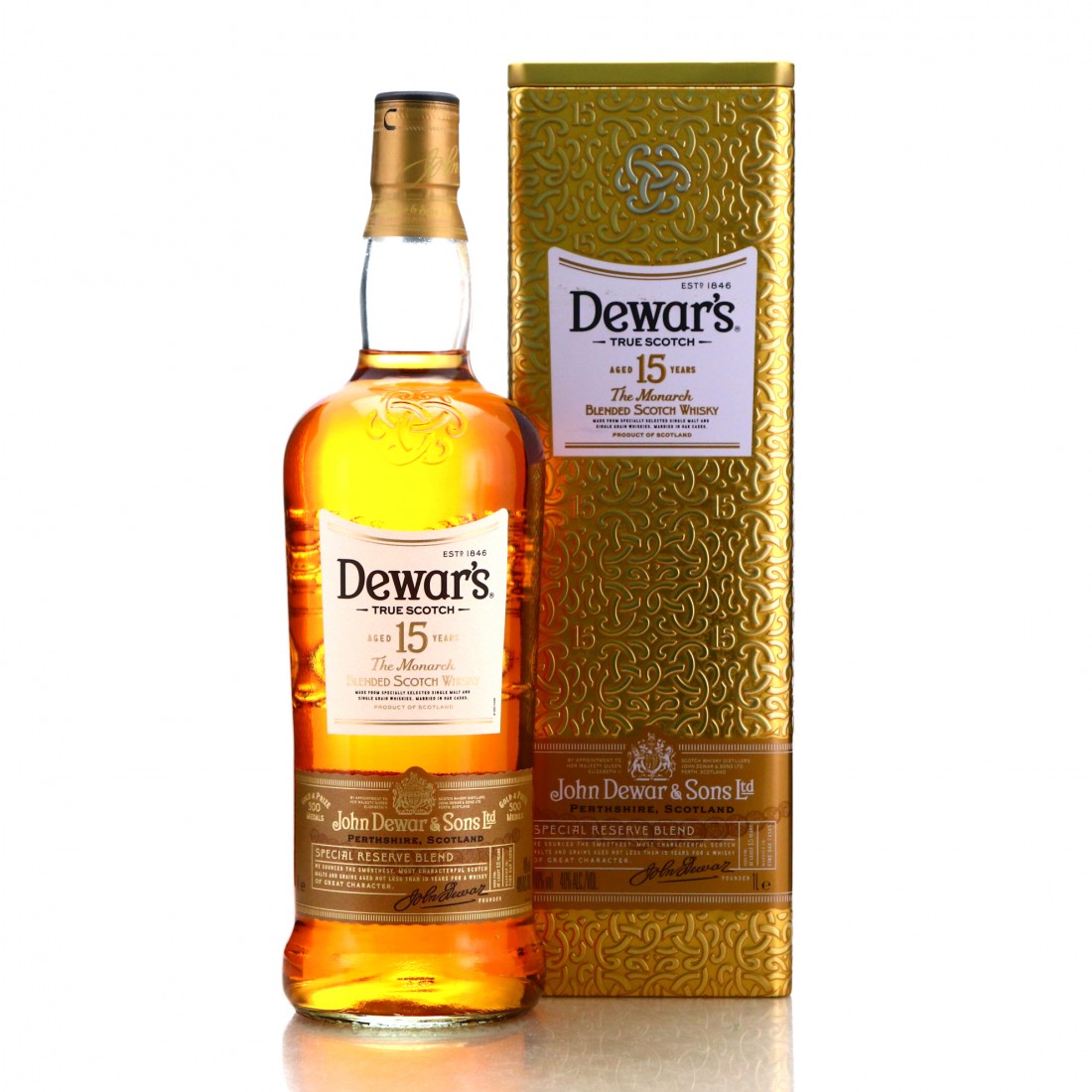 Dewar's 15 Year Old The Monarch 1 Litre Whisky Auctioneer