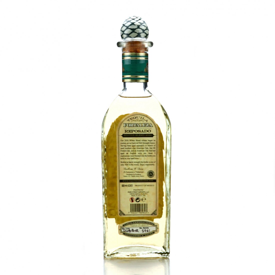 Fortaleza Reposado Tequila / Winter Blend 2020 Whisky Auctioneer