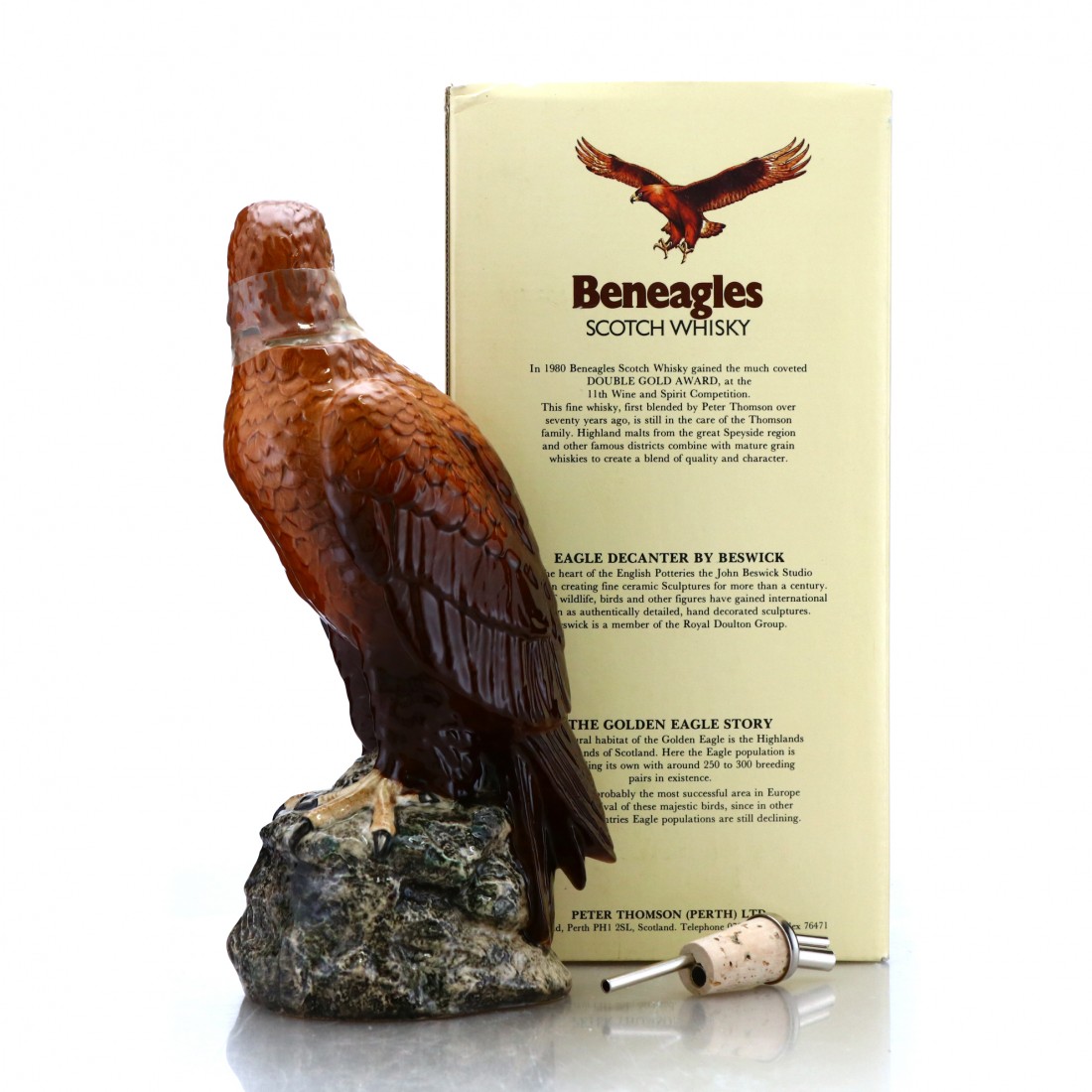 Beneagles Golden Eagle Decanter 75cl Whisky Auctioneer