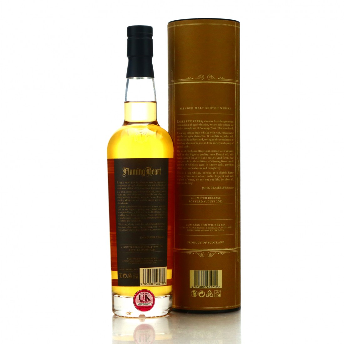 Compass Box Flaming Heart 2012 Whisky Auctioneer