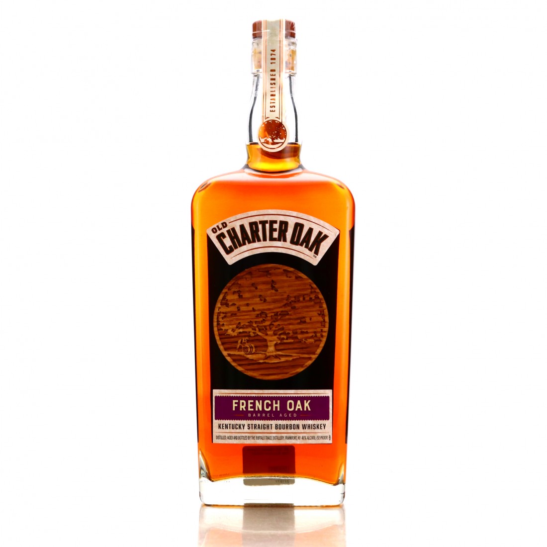 Old Charter Oak Kentucky Straight Bourbon French Barrel Whisky Auctioneer