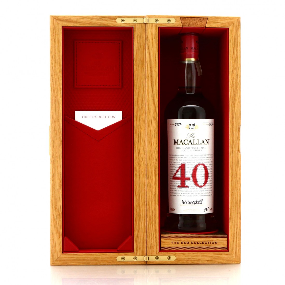 Macallan 40 Year Old The Red Collection | Whisky Auctioneer
