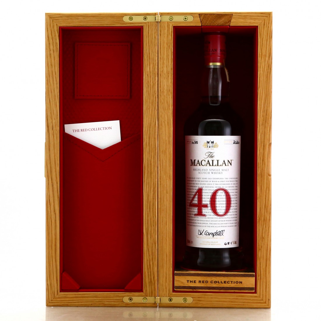 Macallan 40 Year Old The Red Collection | Whisky Auctioneer