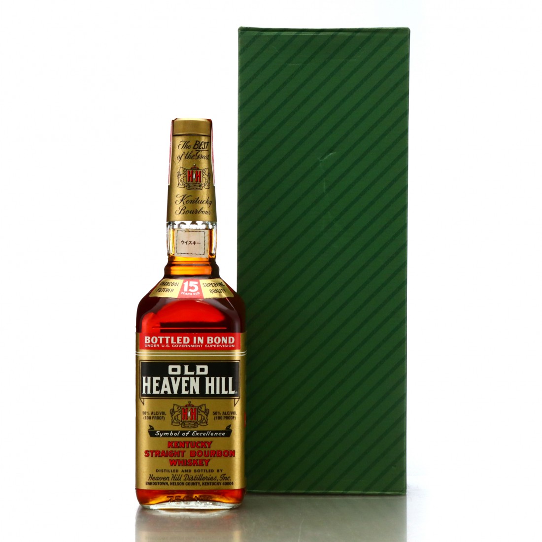 Old Heaven Hill 15 Year Old Bottled in Bond 1990 Whisky Auctioneer