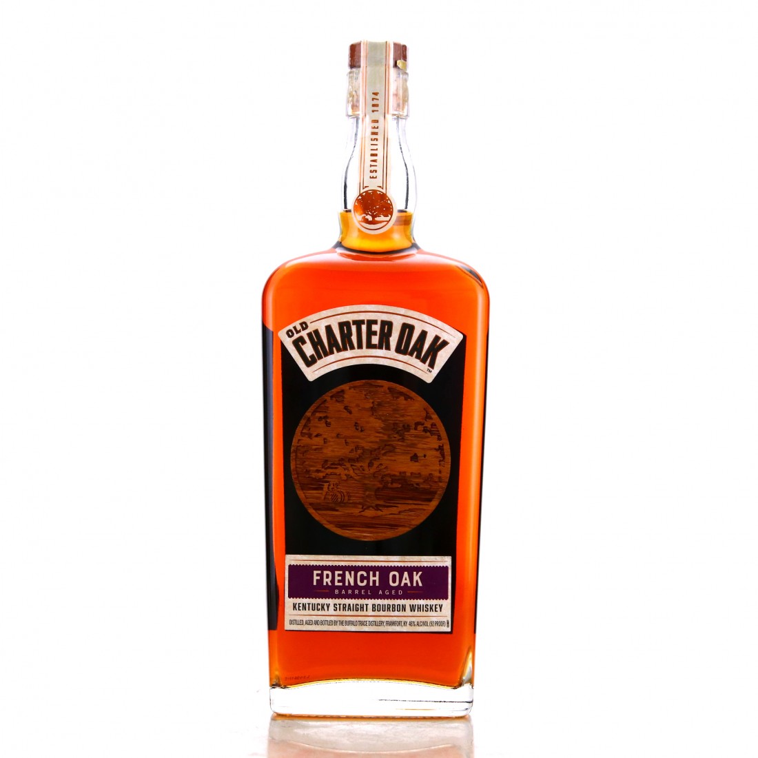 Old Charter Oak Kentucky Straight Bourbon French Barrel Whisky Auctioneer