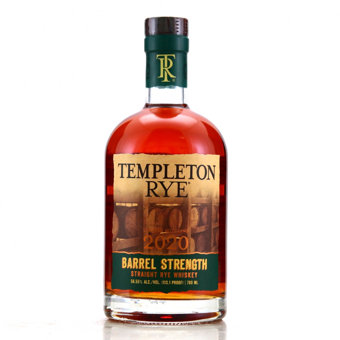 Templeton Barrel Strength Rye 2020 70cl Whisky Auctioneer