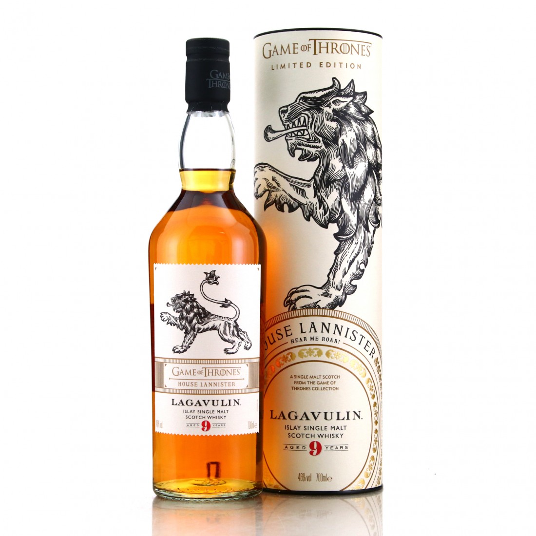 Lagavulin 9 Year Old Game of Thrones / House Lannister Whisky Auctioneer