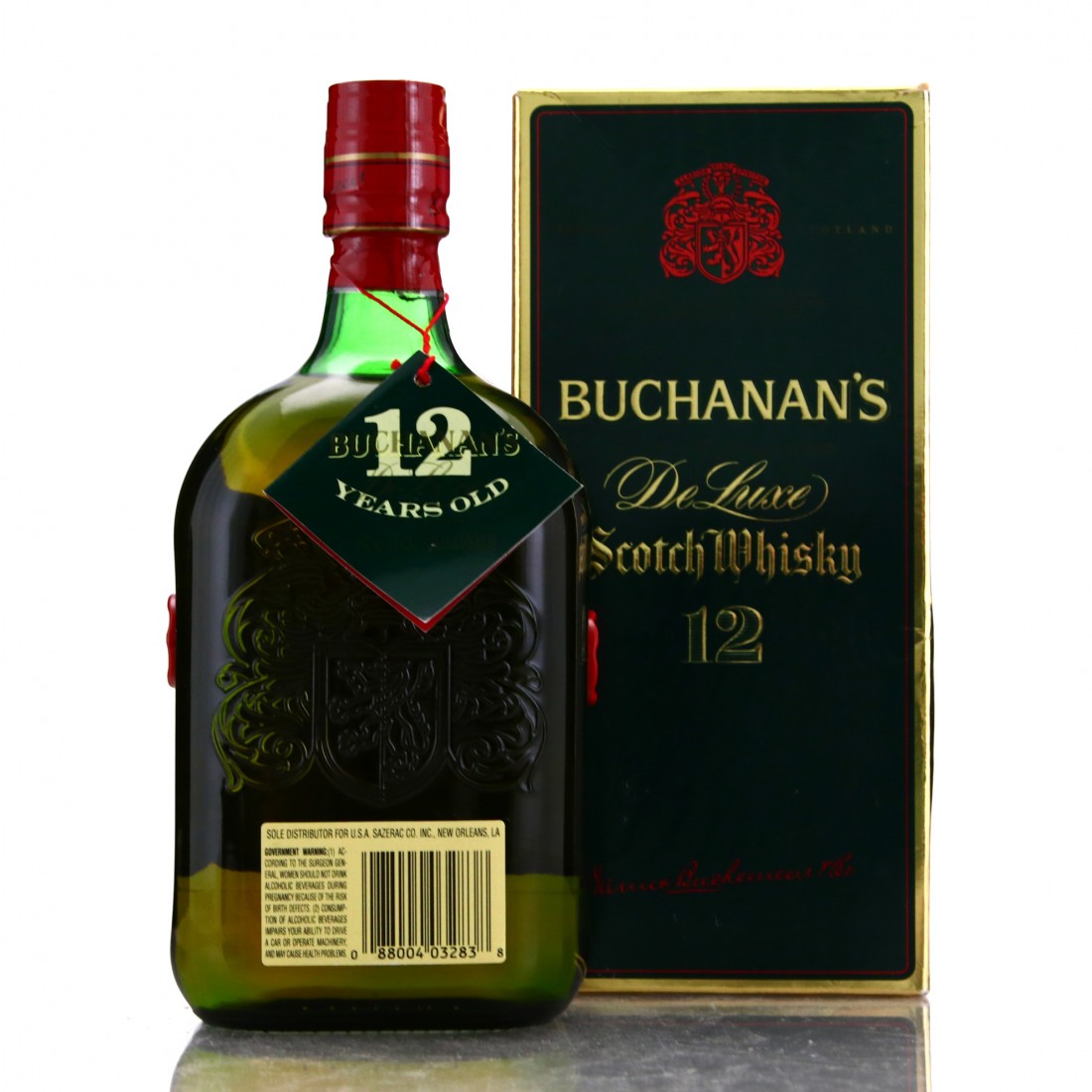 Buchanan's 12 Year Old De Luxe 1 Litre 1990s / US Import Whisky