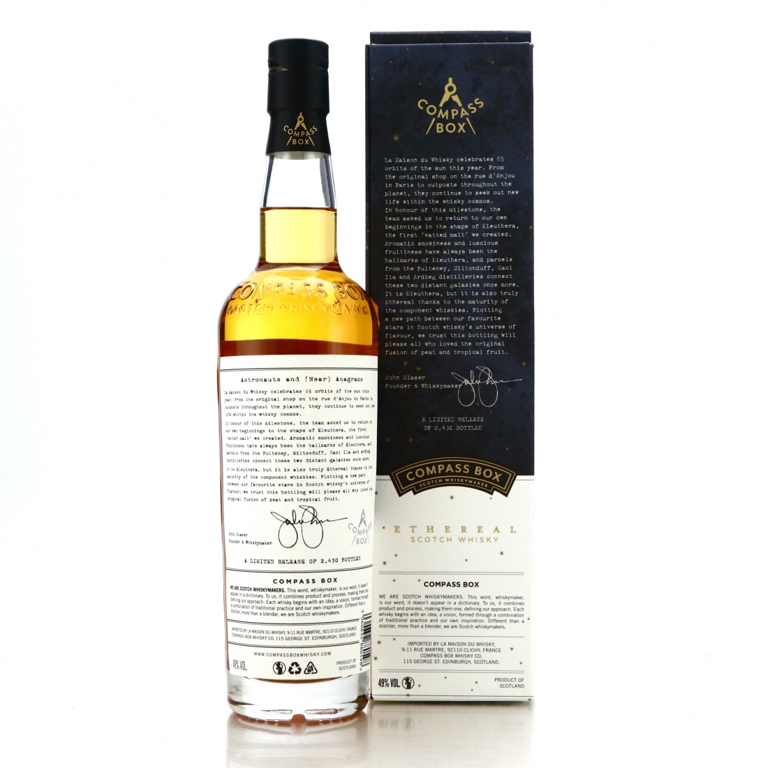 Compass Box Ethereal / LMDW 65th Anniversary Whisky Auctioneer