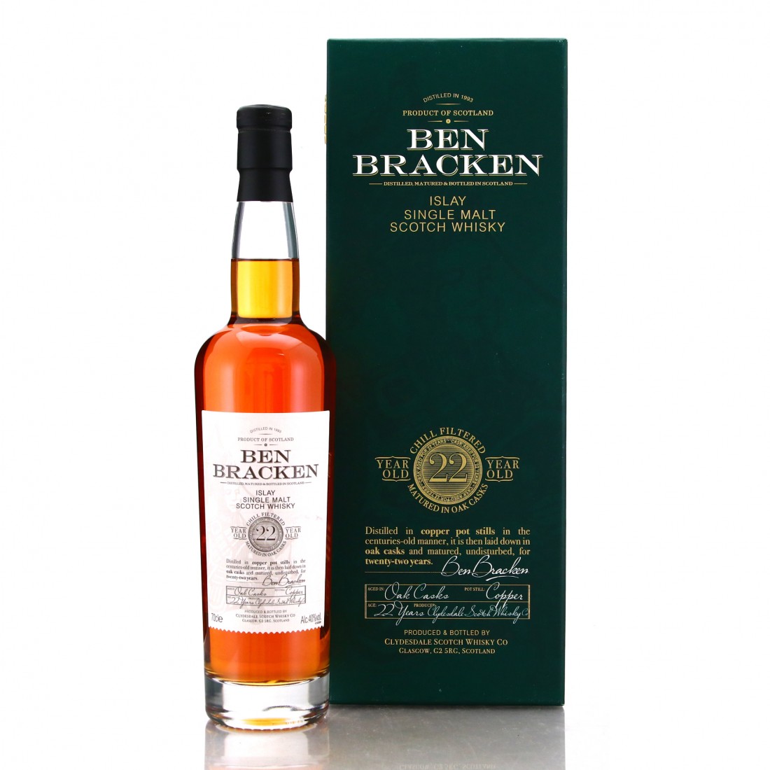 Ben Bracken 1993 22 Year Old Islay Single Malt Whisky Auctioneer