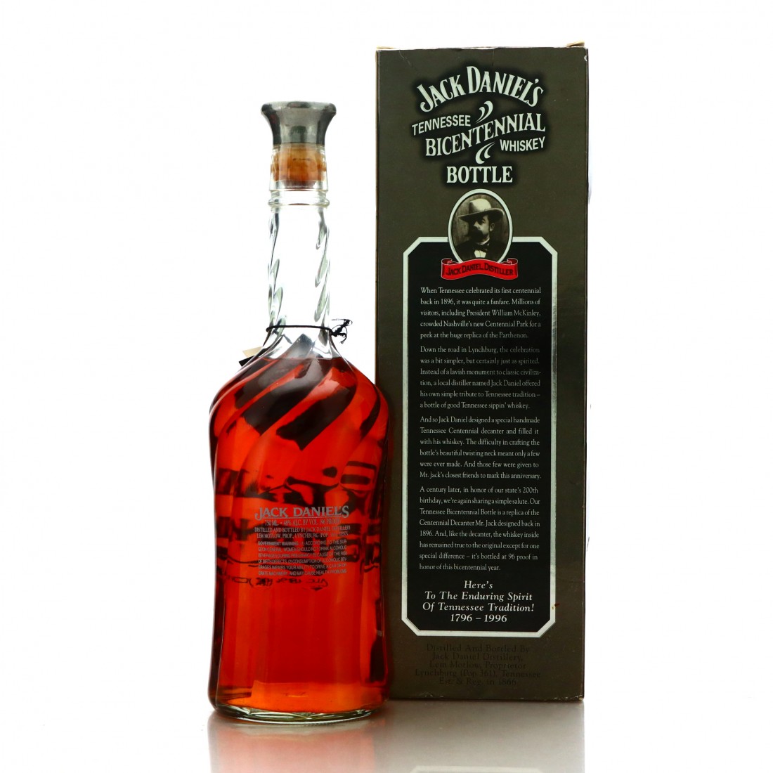 Jack Daniel's Tennessee Bicentennial 96 Proof 1996 Whisky Auctioneer