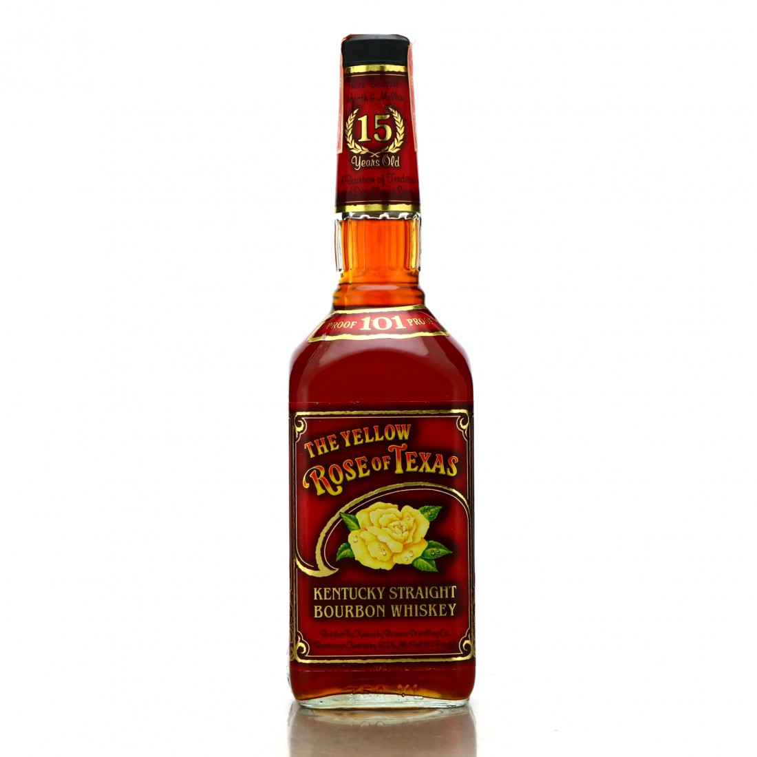 Yellow Rose of Texas 15 Year Old 101 Proof Kentucky Straight Bourbon