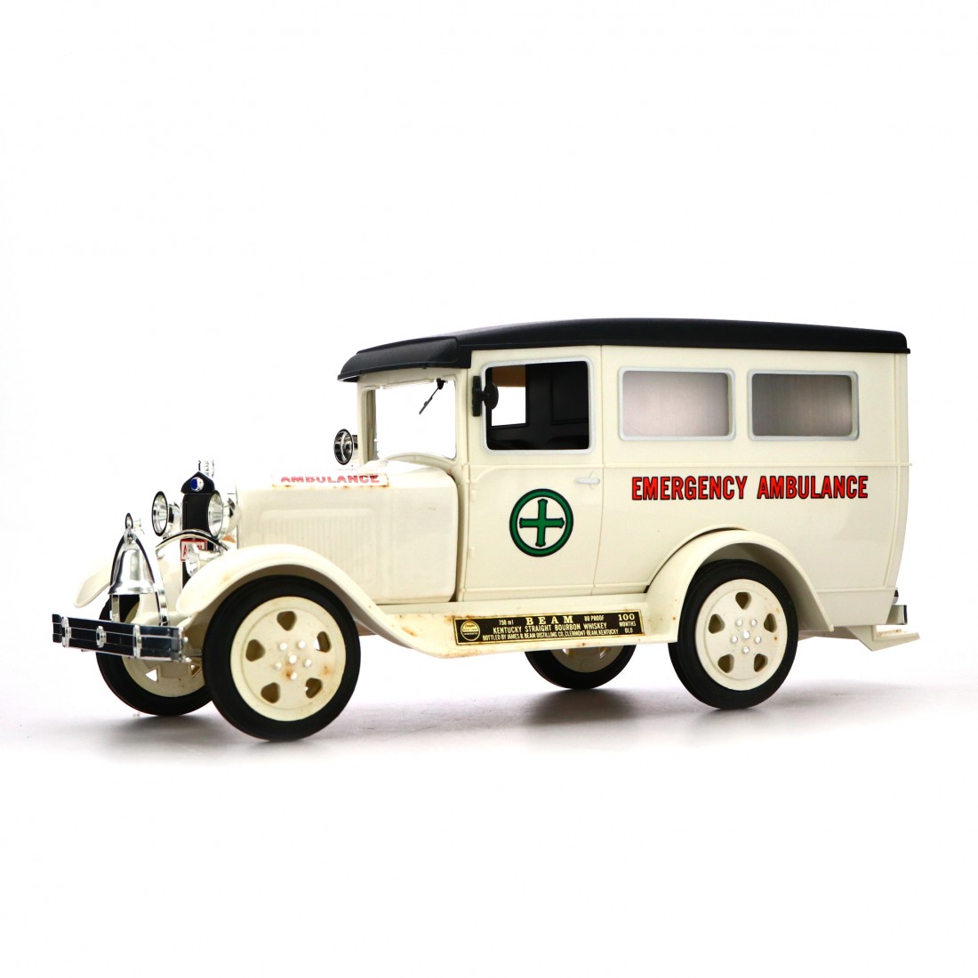 Beam 100 Month Old 1930 Emergency Ambulance Decanter 1980s Whisky