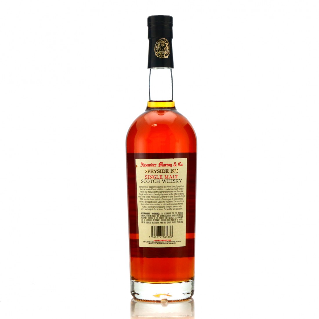 Speyside Single Malt 1972 Alexander Murray 40 Year Old 75cl / US Import
