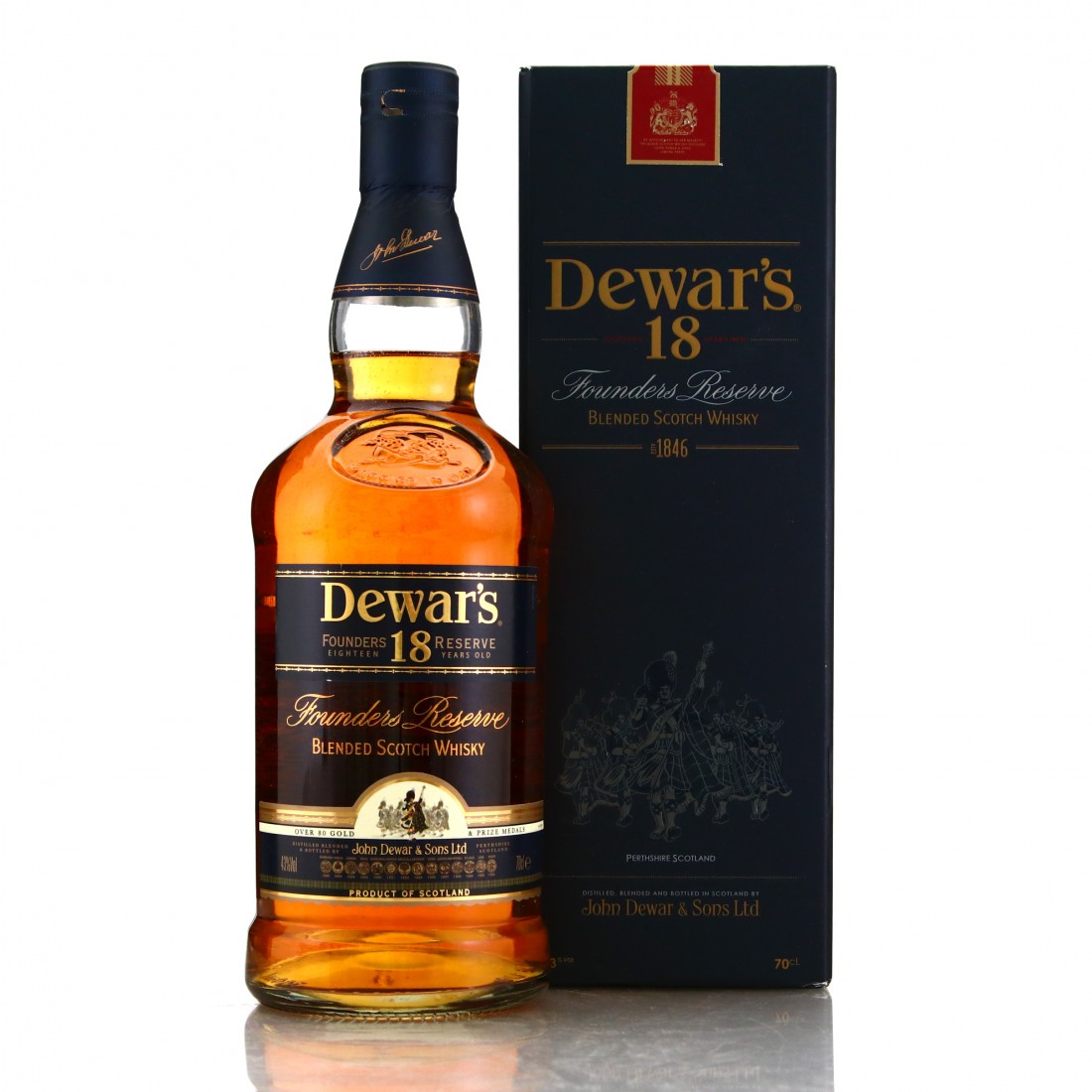 Dewar's 18 Year Old Founder's Reserve Whisky Auctioneer