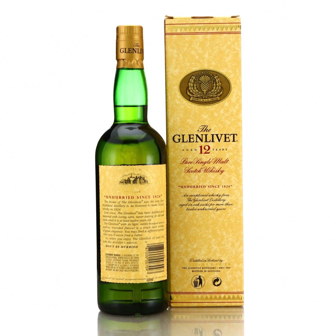 Glenlivet 12 Year Old 75cl 1990s / US Import Whisky Auctioneer