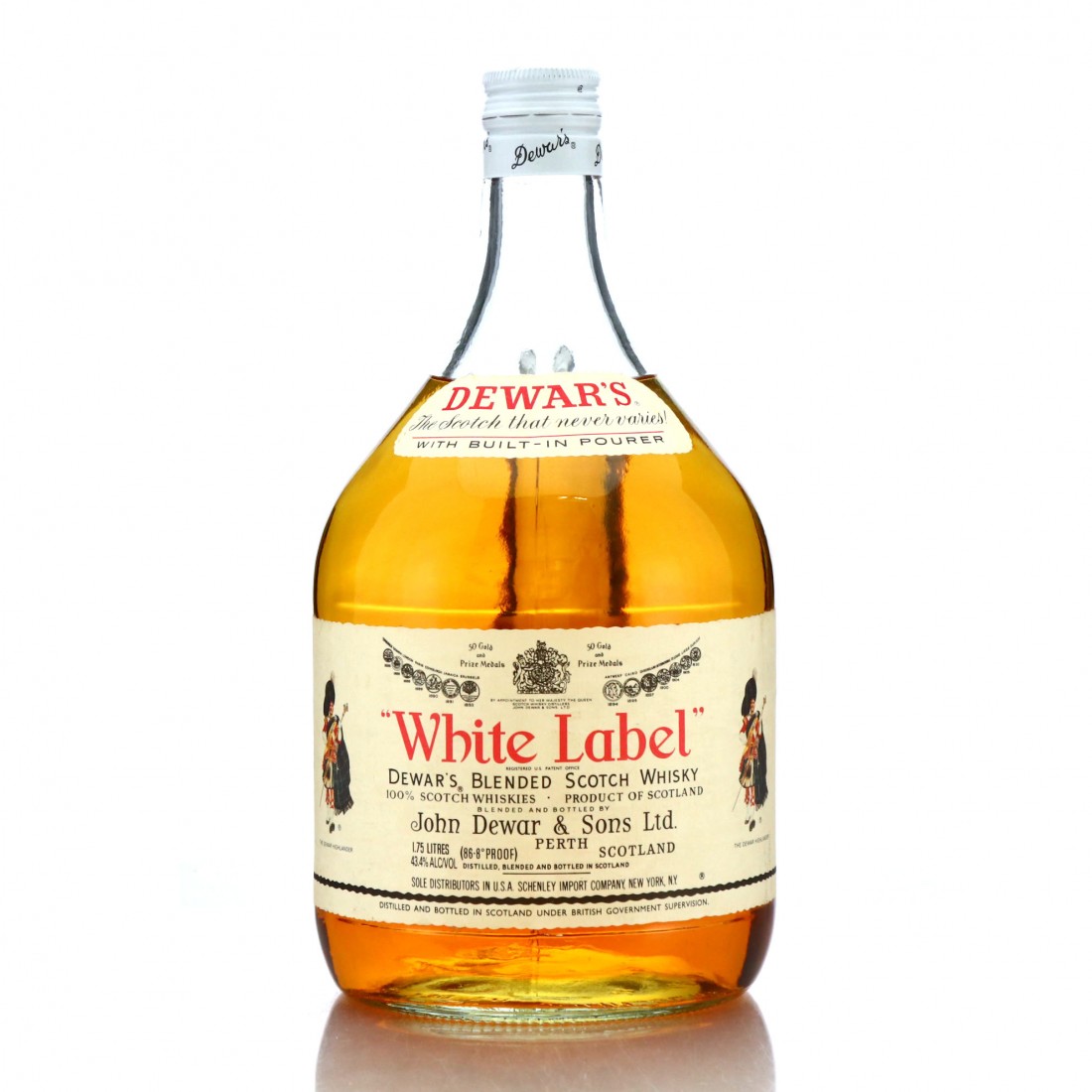 Dewar's White Label 1.75 Litre 1980s / US Import Whisky Auctioneer