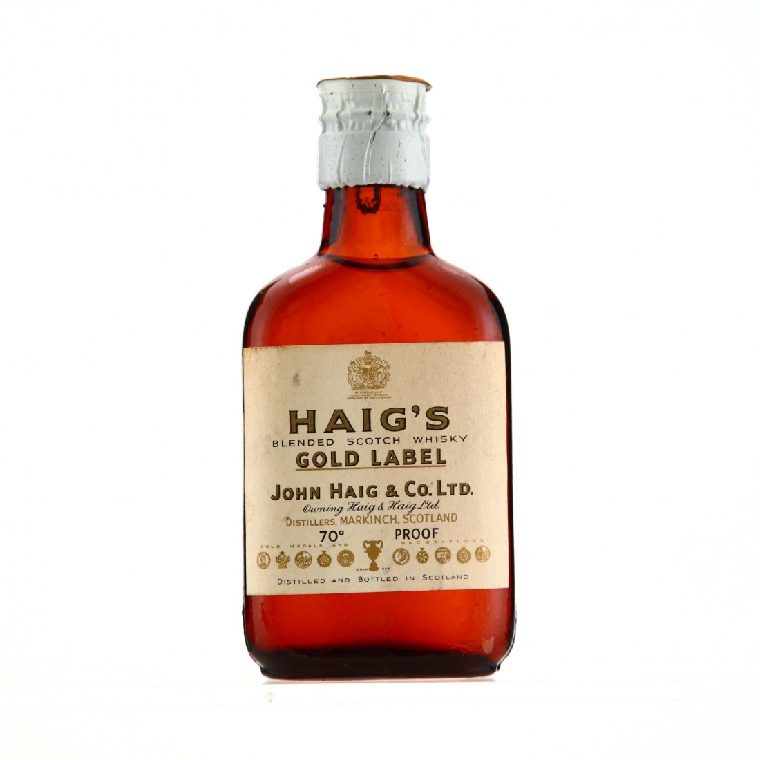 Haig Gold Label Miniature circa 1950s Whisky Auctioneer