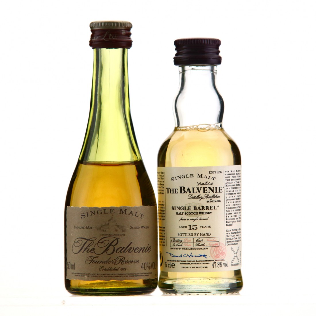balvenie mini bottles
