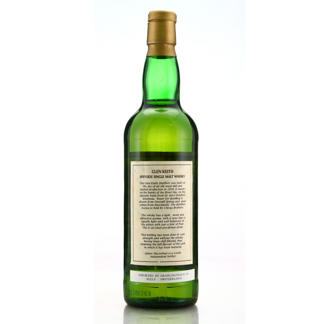 Glen Keith 22 Year Old James MacArthur 500 Years of Scotch