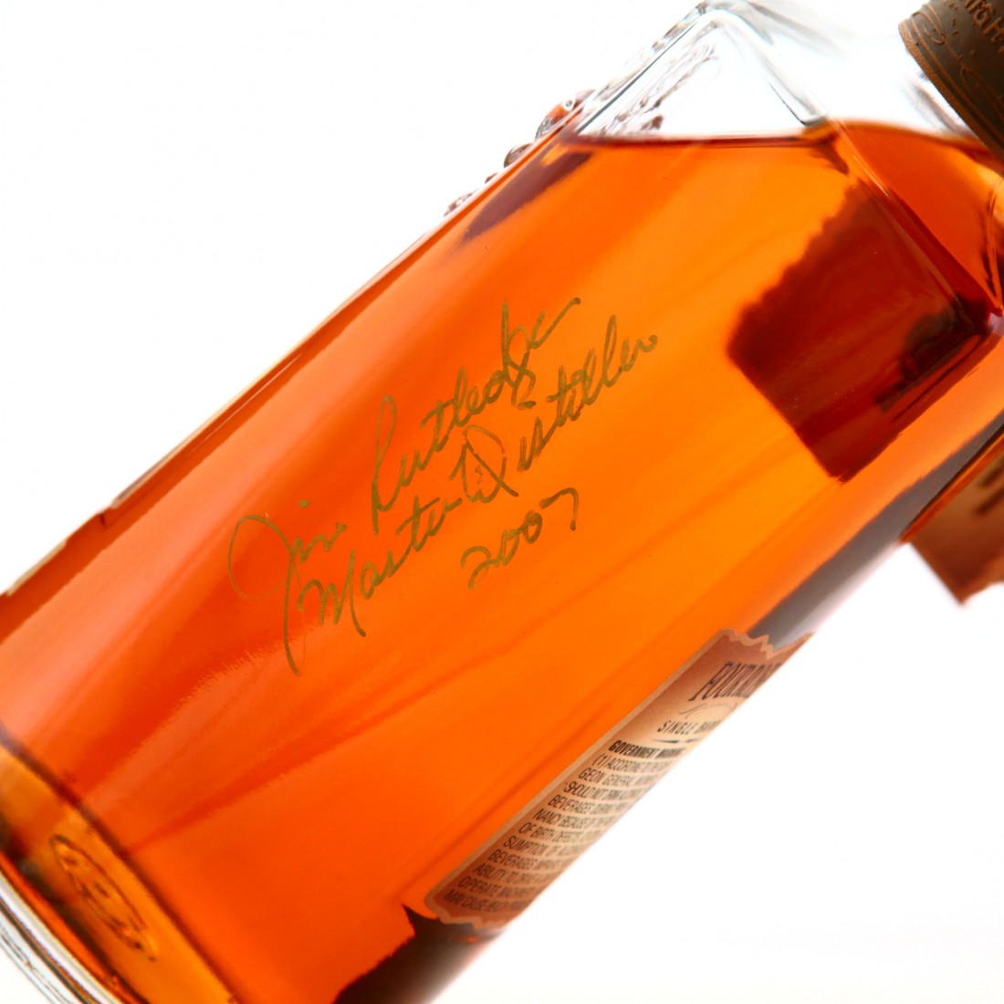 Four Roses Single Barrel 345 / Signed by Jim Rutledge Whisky Auctioneer