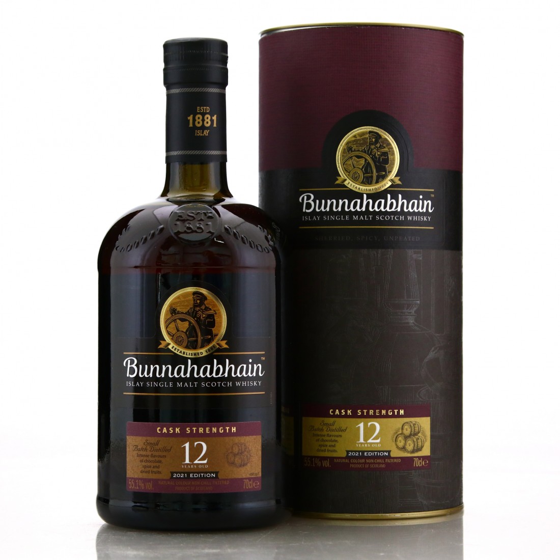 Bunnahabhain 12 Year Old Cask Strength 2021 Edition Whisky Auctioneer