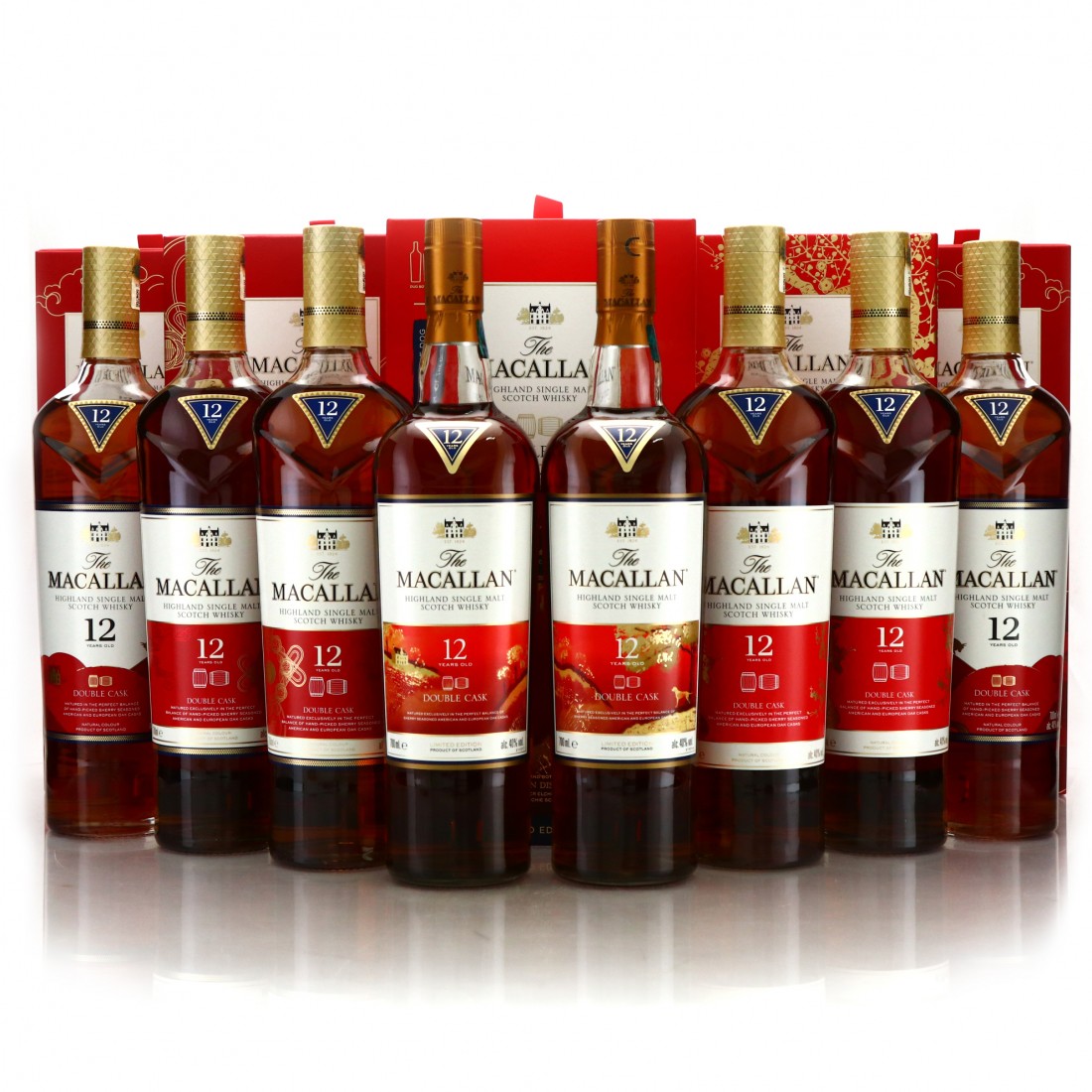 Macallan 12 Year Old Double Cask 8 x 70cl / Chinese New Year 20182021