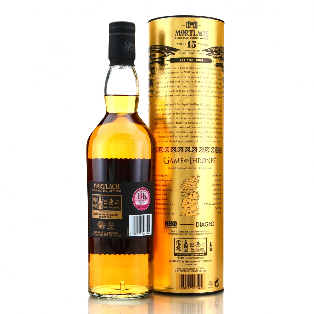 Mortlach 15 Year Old Game of Thrones / Six Kingdoms Whisky Auctioneer