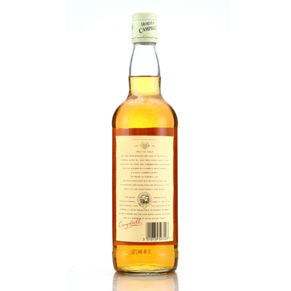 House of Campbell Finest Scotch Whisky Whisky Auctioneer