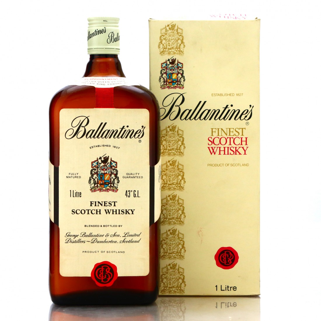 Ballantine's Finest Scotch Whisky 1 Litre Whisky Auctioneer