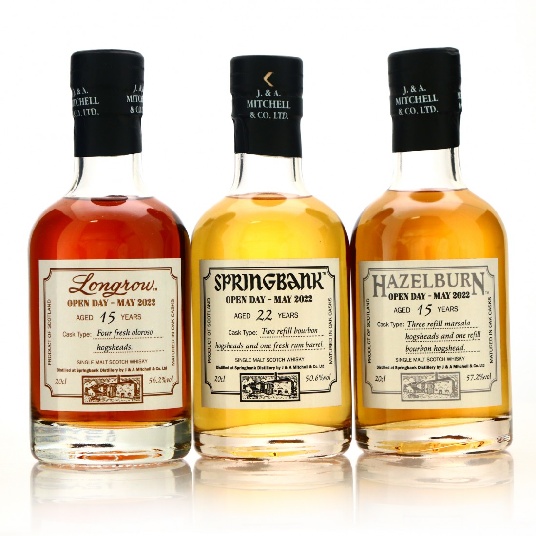 Springbank Open Day Releases 3 x 20cl / Campbeltown Malts Festival 2022